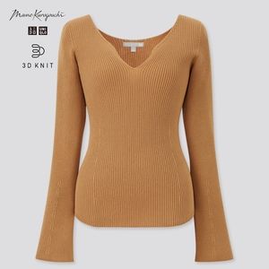Uniqlo Mame Kurogouchi 3D Knit Ribbed Set.